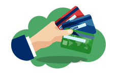 Manage credit card debts to rebuild your credit.